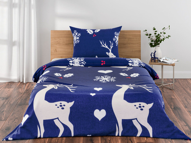 Prejsť na zobrazenie na celú obrazovku: LIVARNO home Posteľná bielizeň z jemného flanelu, 140 x 200 cm – obrázok 8
