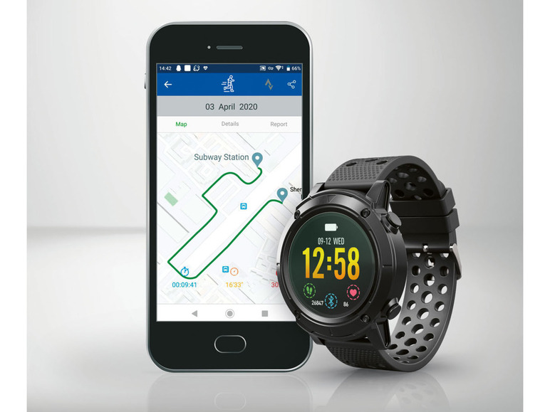 Prejsť na zobrazenie na celú obrazovku: SILVERCREST® Fitnes smart hodinky s GPS – obrázok 5