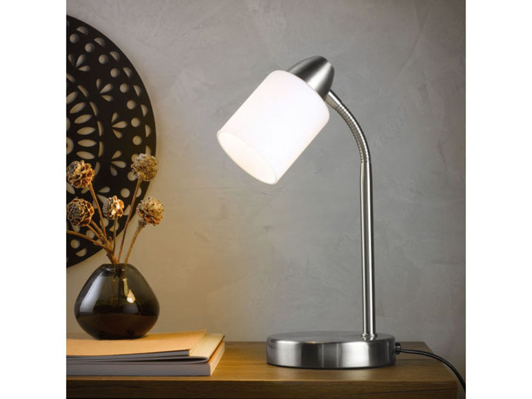 Prejsť na zobrazenie na celú obrazovku: Livarno Home LED stolná lampa s matným skleneným tienidlom – obrázok 3
