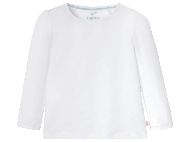 Prejsť na zobrazenie na celú obrazovku: LUPILU® Dievčenské bavlnené tričko s dlhým rukávom BIO, 3 kusy – obrázok 13
