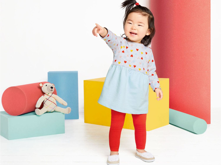 Prejsť na zobrazenie na celú obrazovku: lupilu® Dievčenské mikinové šaty s potlačou pre bábätká – obrázok 8
