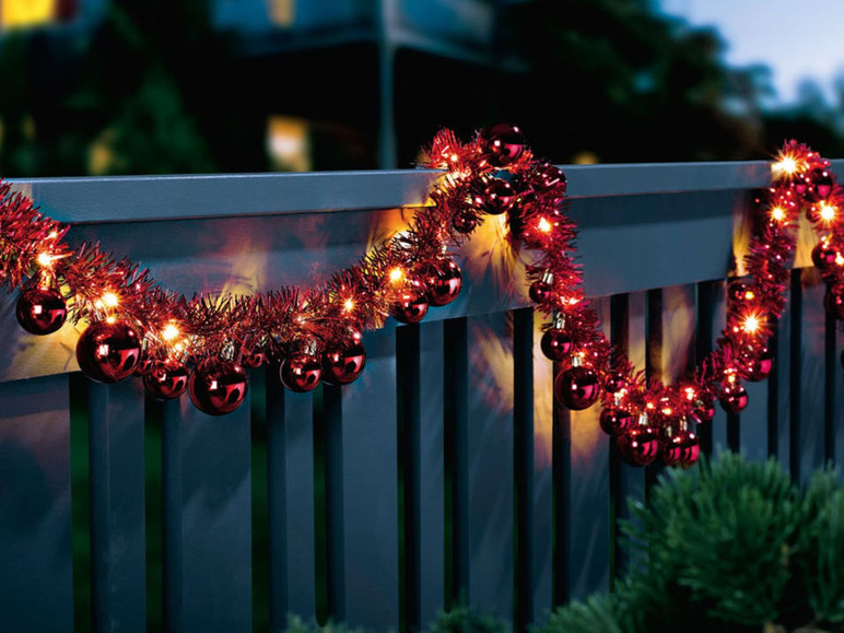Prejsť na zobrazenie na celú obrazovku: Melinera LED girlanda s vianočnými guľami – obrázok 4