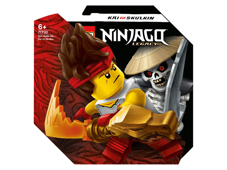 Prejsť na zobrazenie na celú obrazovku: LEGO® NINJAGO 71730 Napínavý zápas Kai vs. Skulkin – obrázok 2