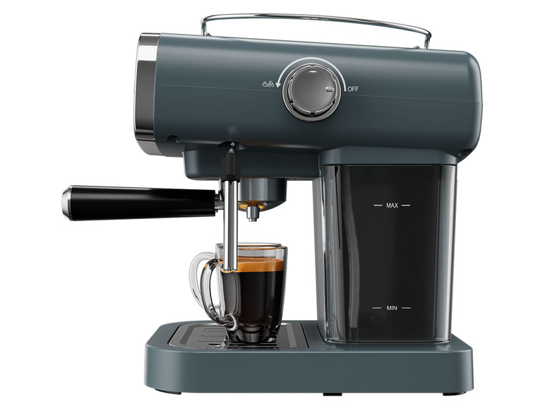 Prejsť na zobrazenie na celú obrazovku: Silvercrest Kitchen Tools Espresso kávovar SEM 1050 A1, antracitový – obrázok 3