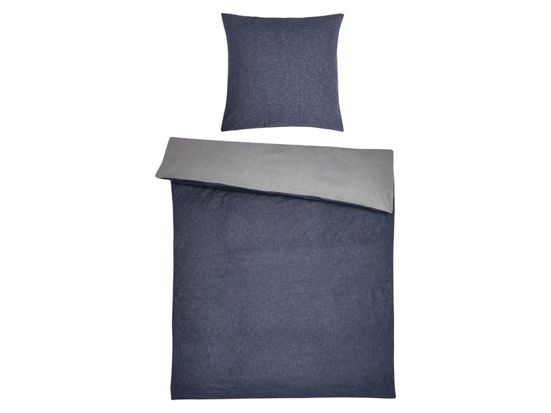 Prejsť na zobrazenie na celú obrazovku: Castell Flanelová posteľná bielizeň, námornícka modrá, 140 x 200 cm – obrázok 2