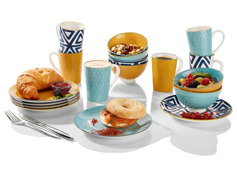 Prejsť na zobrazenie na celú obrazovku: ERNESTO® Súprava porcelánového kuchynského riadu, 18-dielna – obrázok 7