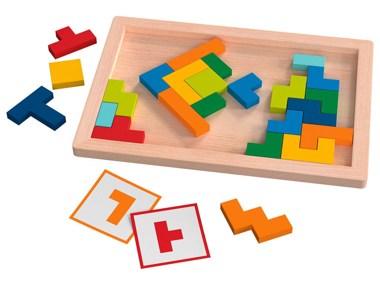 Prejsť na zobrazenie na celú obrazovku: Playtive Puzzle labyrint / Puzzle pre roztriedenie / Geoboard / Tetromino – obrázok 14