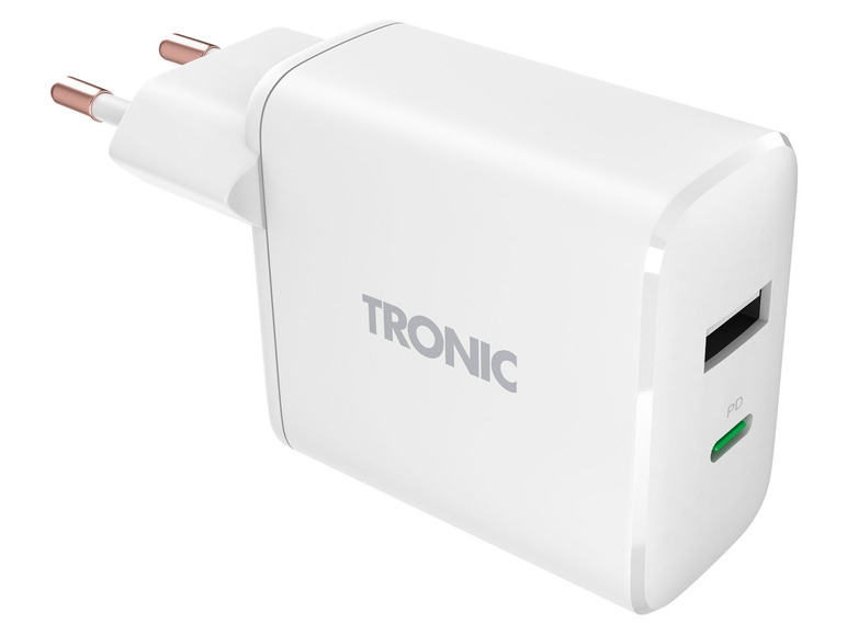 Prejsť na zobrazenie na celú obrazovku: TRONIC® Dvojitá USB nabíjačka, 30 W, USB-C PD, USB-A – obrázok 5