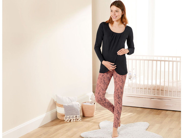 Prejsť na zobrazenie na celú obrazovku: esmara® Dámske tehotenské bavlnené pyžamo BIO – obrázok 17