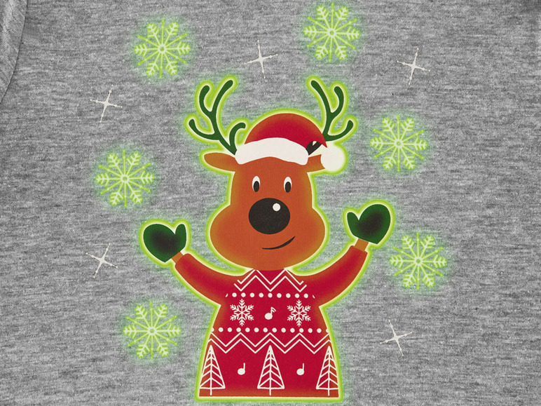 Prejsť na zobrazenie na celú obrazovku: lupilu Chlapčenské vianočné tričko so svietiacou potlačou – obrázok 16