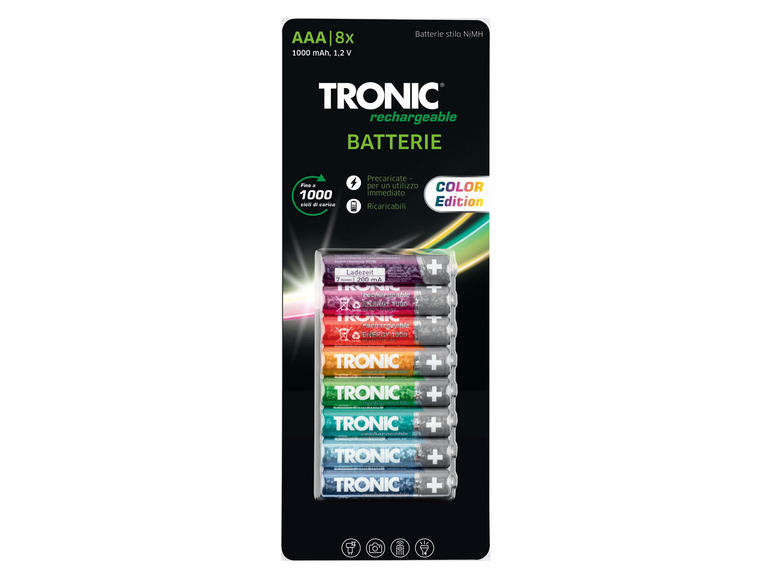 Prejsť na zobrazenie na celú obrazovku: TRONIC® Nabíjacie nikel-metal-hydridné batérie, 8 kusov – obrázok 2
