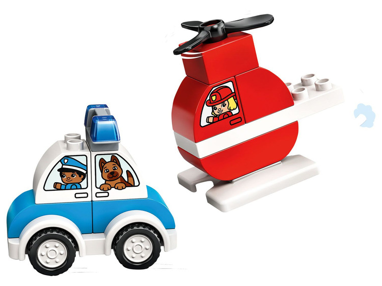Prejsť na zobrazenie na celú obrazovku: LEGO® DUPLO® 10957 Hasičský vrtuľník a policajné auto – obrázok 3