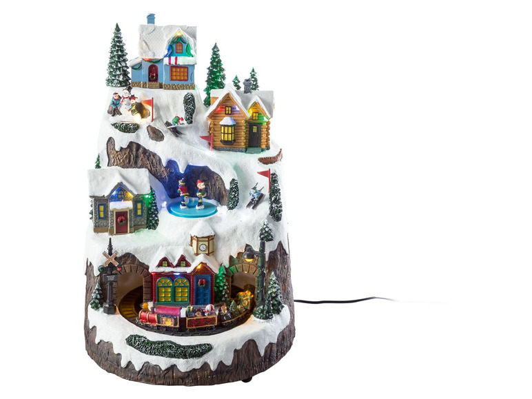Prejsť na zobrazenie na celú obrazovku: MELINERA® LED vianočná dedinka s vianočnou hudbou – obrázok 4