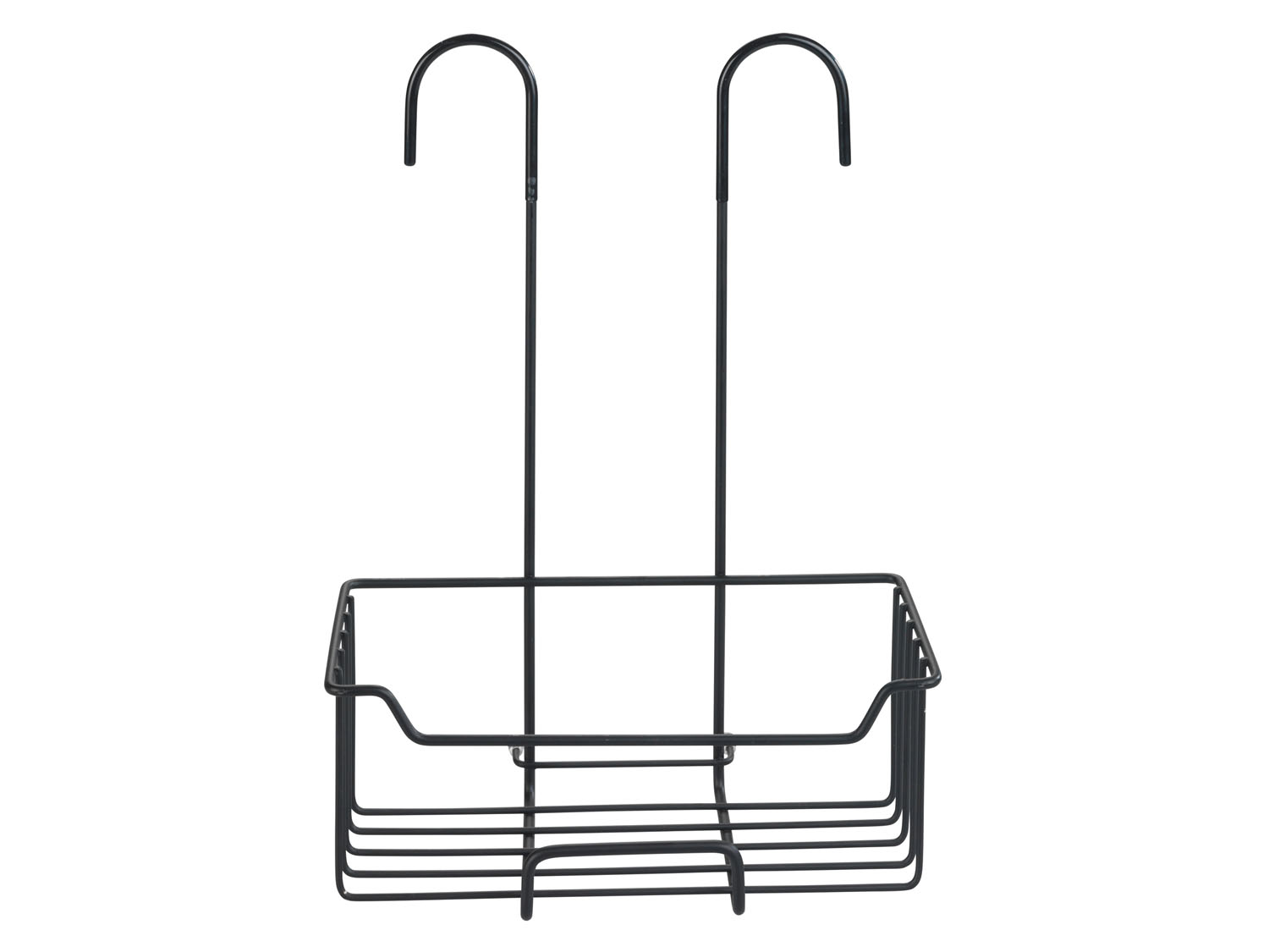 Wenko Sprchová polička Milo (čierna matná)