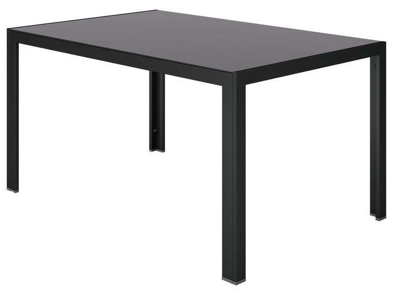 Prejsť na zobrazenie na celú obrazovku: florabest Hliníkový stôl so sklenenou doskou ALU, čierna – obrázok 3