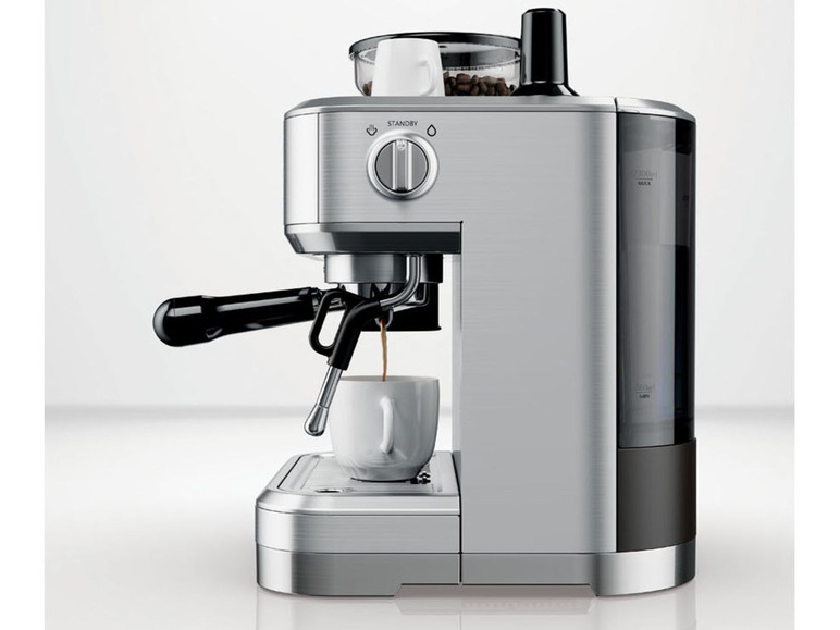 Prejsť na zobrazenie na celú obrazovku: SILVERCREST Profesionálny espresso kávovar s mlynčekom SSMP 1770 A – obrázok 7