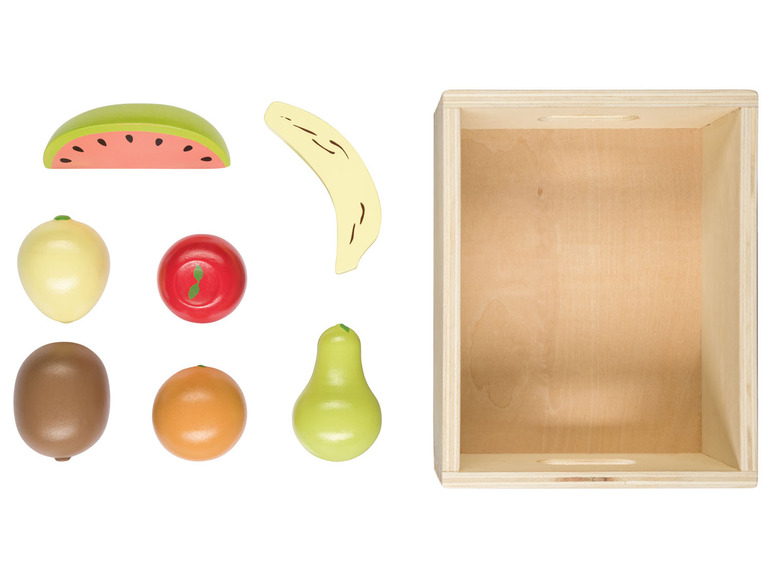 Prejsť na zobrazenie na celú obrazovku: Playtive Detský drevený košík s potravinami – obrázok 6