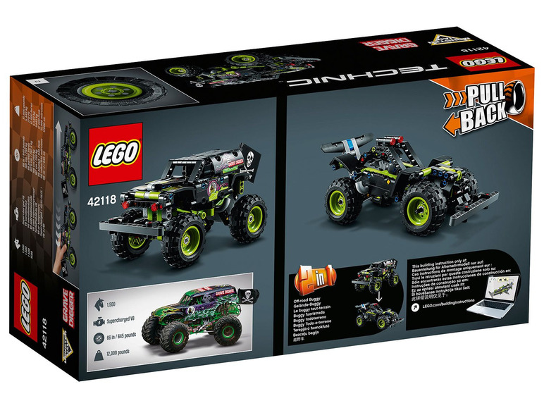 Prejsť na zobrazenie na celú obrazovku: LEGO® Technic 42118 Monster Jam – obrázok 2