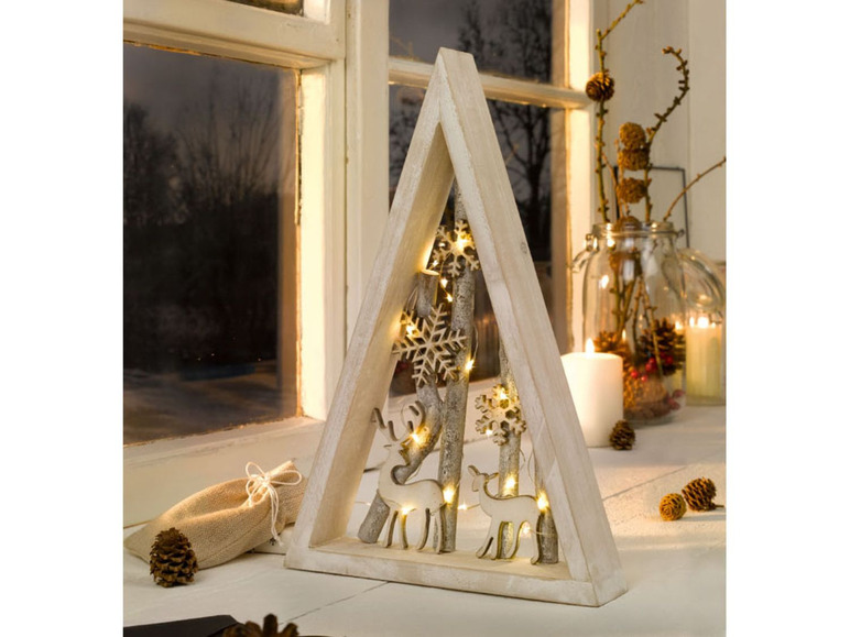 Prejsť na zobrazenie na celú obrazovku: Melinera LED vianočná drevená dekorácia – obrázok 12