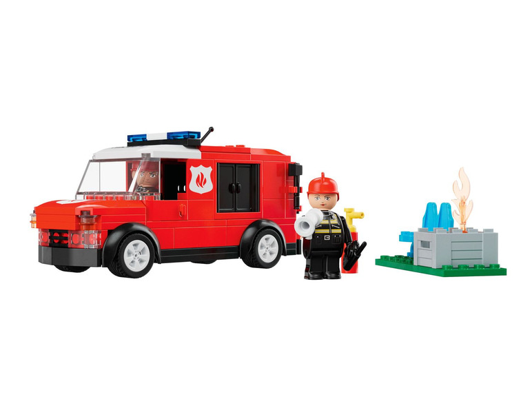Prejsť na zobrazenie na celú obrazovku: Playtive Clippys Policajný čln / požiarnický čln / hasičské auto / dobrodružný robot / policajné auto – obrázok 4