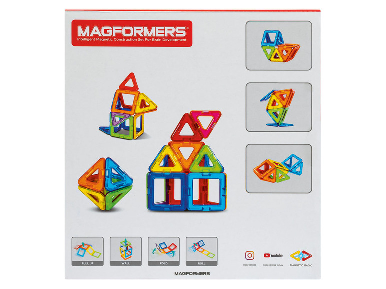 Prejsť na zobrazenie na celú obrazovku: Magformers Magnetická skladačka, 14-dielna súprava – obrázok 3