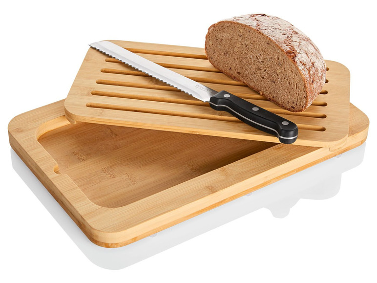 Prejsť na zobrazenie na celú obrazovku: ERNESTO® Bambusová doska na krájanie chleba – obrázok 4