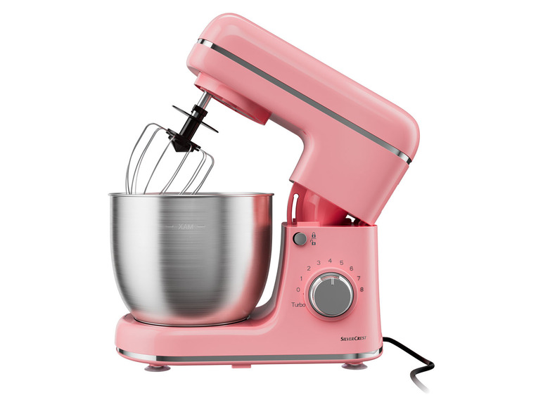 SILVERCREST® KITCHEN TOOLS Kuchynský robot SKM 600 B2, ružový