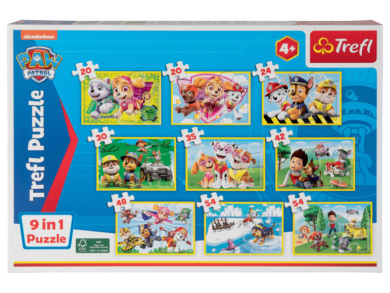 Prejsť na zobrazenie na celú obrazovku: Trefl Detské puzzle 9 v 1 – obrázok 3