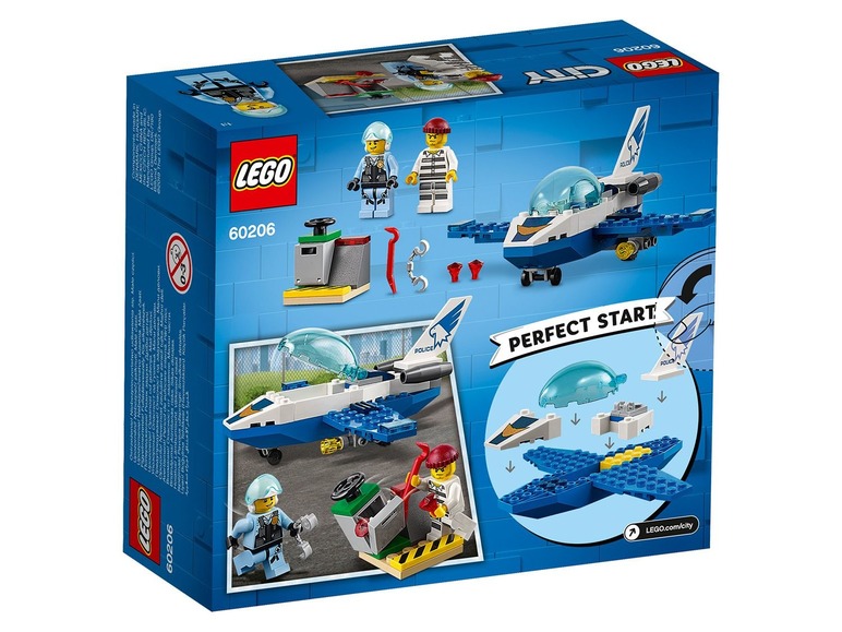 Prejsť na zobrazenie na celú obrazovku: LEGO® City Letecká policajná hliadka 60206 – obrázok 2