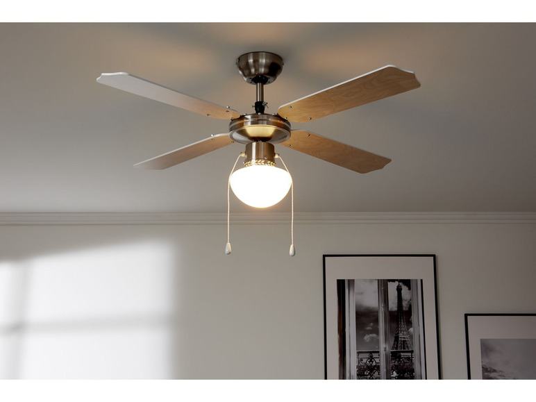 Prejsť na zobrazenie na celú obrazovku: LIVARNO LUX Stropný ventilátor s LED svietidlom – obrázok 4