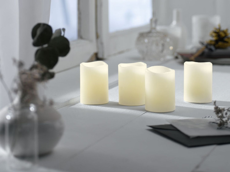 Prejsť na zobrazenie na celú obrazovku: MELINERA® LED sviečka z prírodného vosku, 2 kusy / 4 kusy – obrázok 13