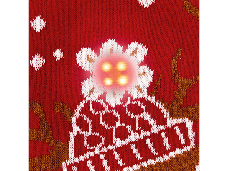 Prejsť na zobrazenie na celú obrazovku: LIVERGY Pánsky vianočný pulóver s LED – obrázok 6