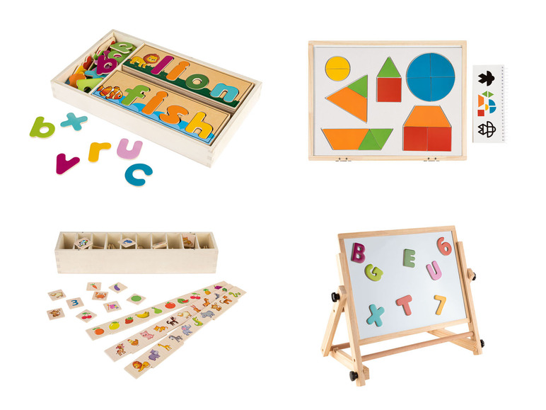 Prejsť na zobrazenie na celú obrazovku: Playtive Drevená motorická náučná hračka Montessori – obrázok 1