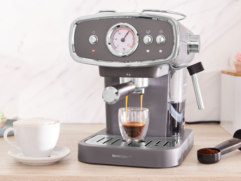 Prejsť na zobrazenie na celú obrazovku: Silvercrest Kitchen Tools Espresso kávovar SEM 1050 A1, antracitový – obrázok 5