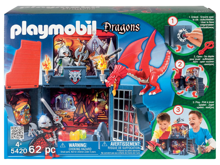 Prejsť na zobrazenie na celú obrazovku: Playmobil Výklopný dračí hrad – obrázok 1