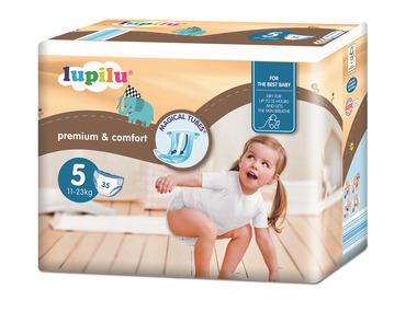 LUPILU® Detské plienky premium Junior 5, 35 kusov