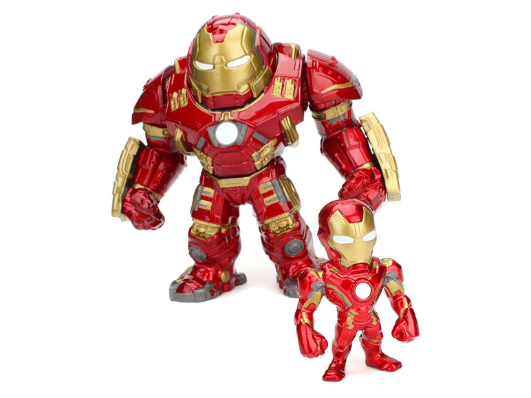 Prejsť na zobrazenie na celú obrazovku: DICKIE Marvel figúrka 6" Hulkbuster+2" Ironman – obrázok 6