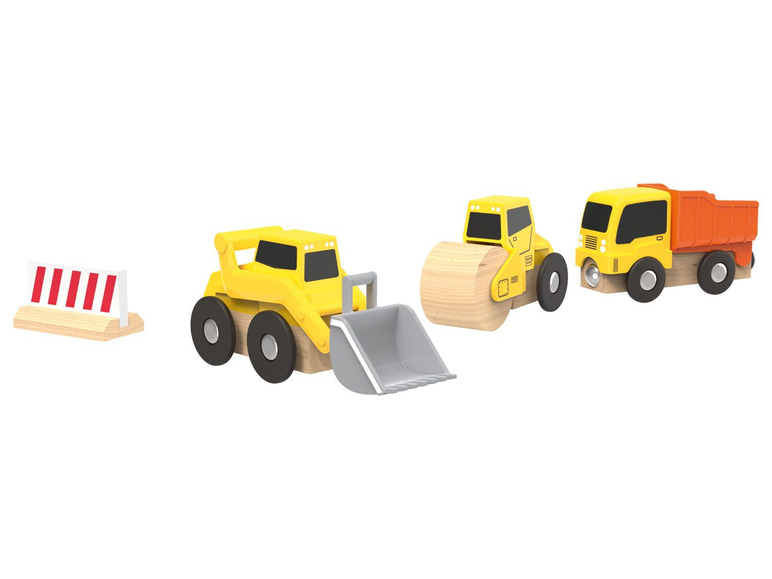 Prejsť na zobrazenie na celú obrazovku: Playtive JUNIOR Súprava drevených autíčok pre železničnú / cestnú dráhu – obrázok 12