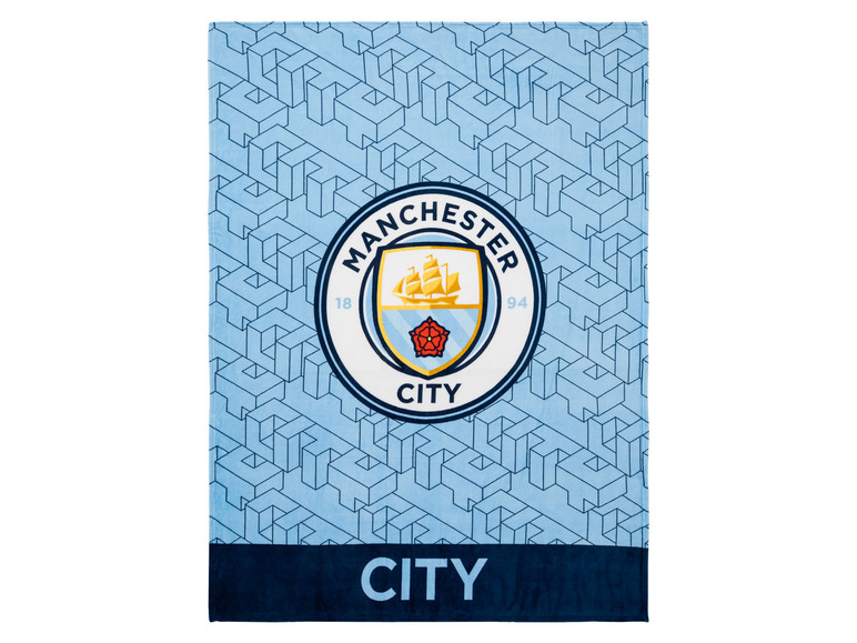 Prejsť na zobrazenie na celú obrazovku: Hebká deka Manchester City, 150 x 200 cm – obrázok 1