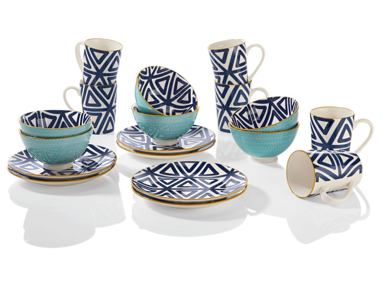 Prejsť na zobrazenie na celú obrazovku: ERNESTO® Súprava porcelánového kuchynského riadu, 18-dielna – obrázok 3