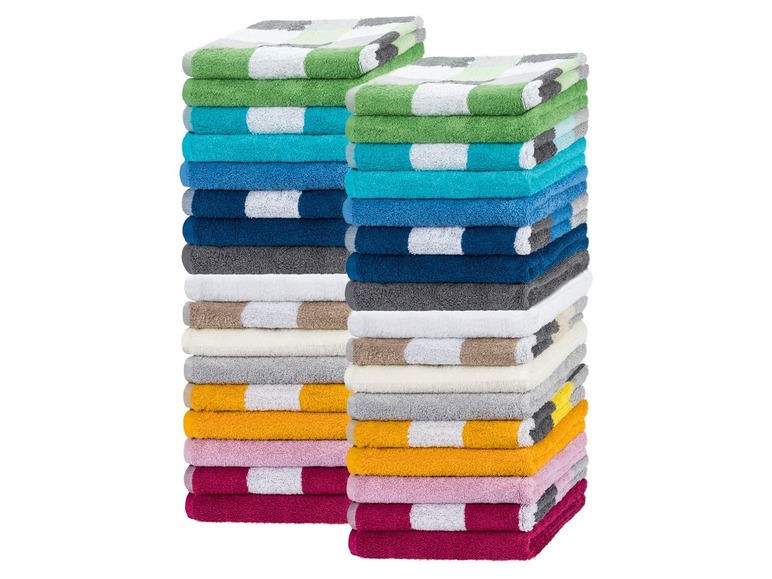 Prejsť na zobrazenie na celú obrazovku: miomare Froté uterák z bavlny, 50 x 100 cm, 2 kusy – obrázok 1