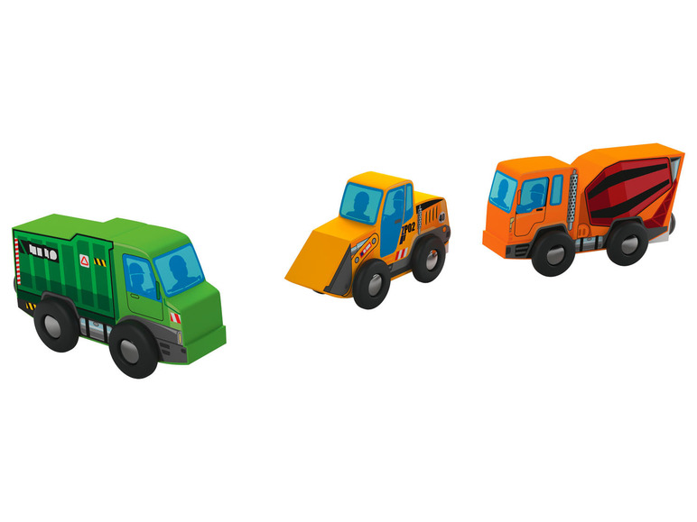 Prejsť na zobrazenie na celú obrazovku: Playtive Súprava drevených autíčok, 3-dielna – obrázok 1