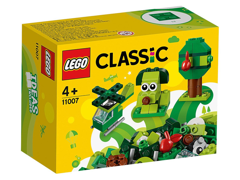Prejsť na zobrazenie na celú obrazovku: LEGO® Classic 11007 Zelené kreatívne kocky – obrázok 1