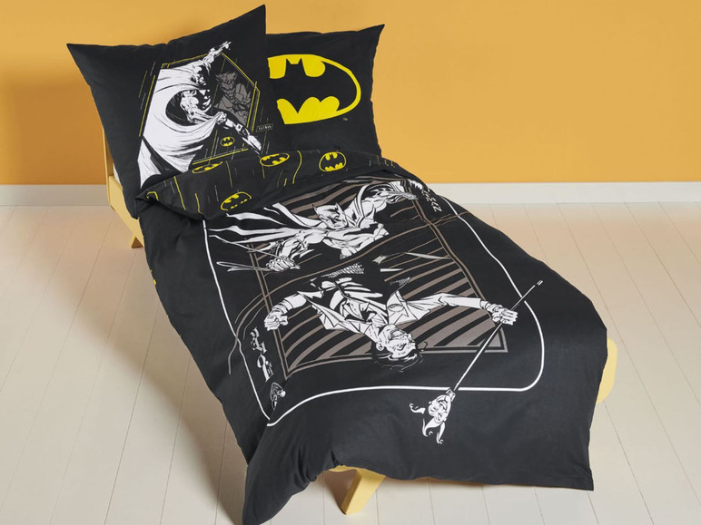 Prejsť na zobrazenie na celú obrazovku: Detská bavlnená posteľná bielizeň Batman, 140 x 200 cm – obrázok 4