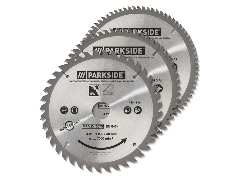 Prejsť na zobrazenie na celú obrazovku: PARKSIDE® Súprava pílových kotúčov PSH 3 A1 – obrázok 1