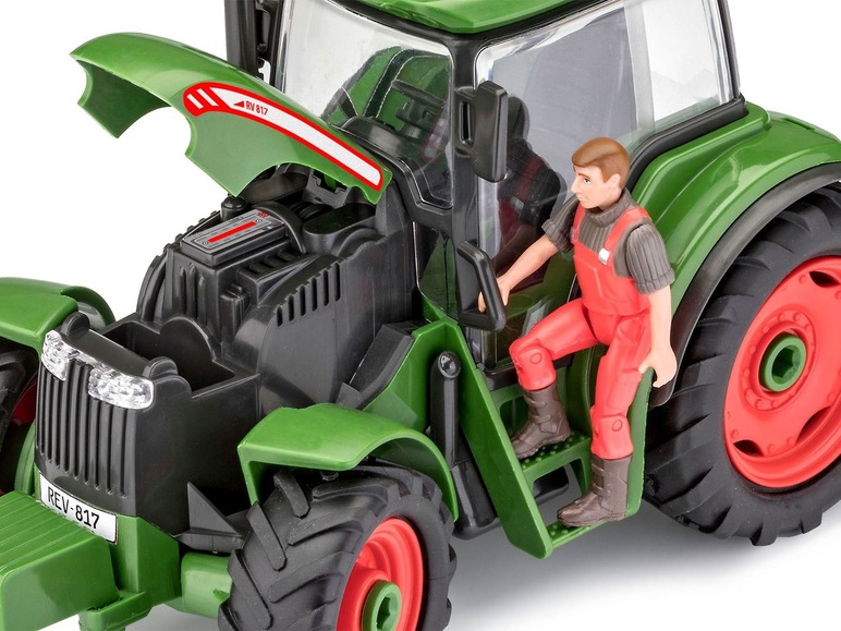 Prejsť na zobrazenie na celú obrazovku: Revell Traktor s prívesom a figúrkou farmára – obrázok 6