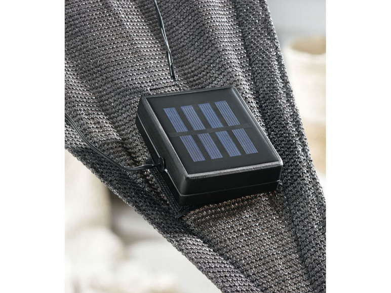 Prejsť na zobrazenie na celú obrazovku: FLORABEST® Slnečná plachta s LED solárnym osvetlením – obrázok 6