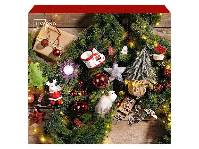Prejsť na zobrazenie na celú obrazovku: LIVARNO home Adventný kalendár s vianočnými dekoráciami – obrázok 1
