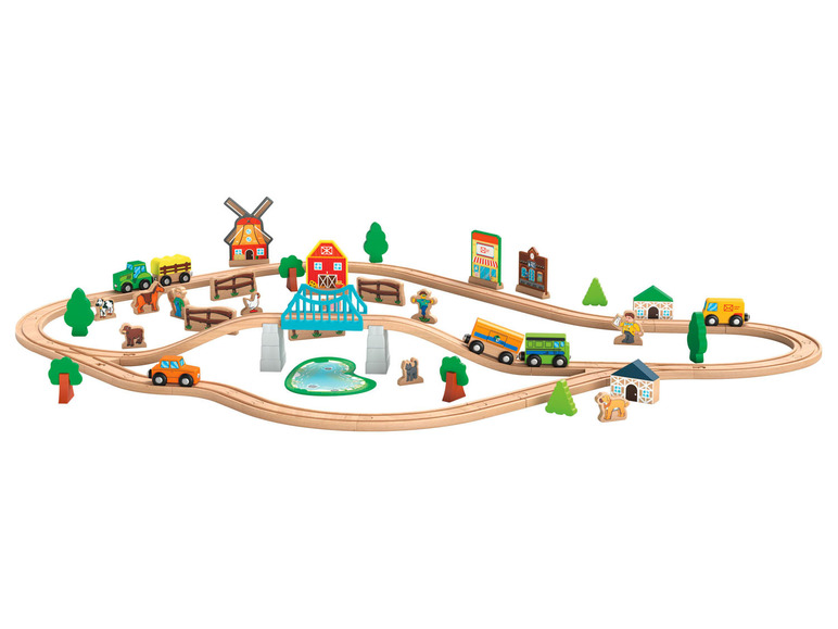 Prejsť na zobrazenie na celú obrazovku: Playtive Drevená železnica mesto/farma – obrázok 9