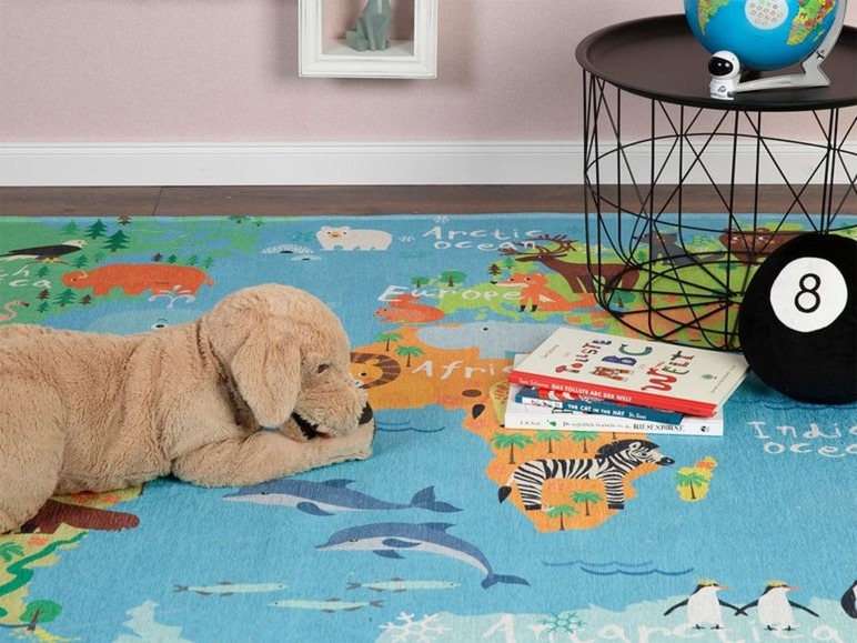 Prejsť na zobrazenie na celú obrazovku: Obsession Detský koberec Torino Kids 233 world map – obrázok 4